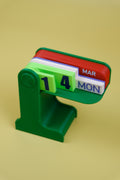 DAY PLAY - Perpetual Desk Calendar GREEN