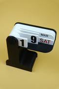 DAY PLAY - Perpetual Desk Calendar BLACK